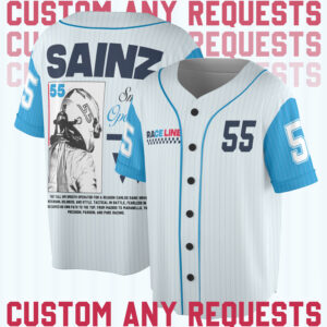 Carlos Sainz Smooth Operator F1 Jersey, Formula One Jersey, Race Line F1 gift, Sainz F1 Jersey, Williams racing