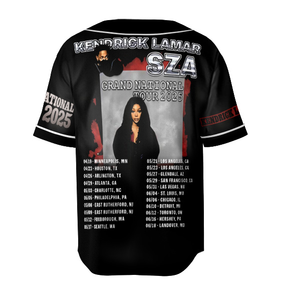 SZA & Kendrick Lamar 2025 Tour Jersey - Image 2