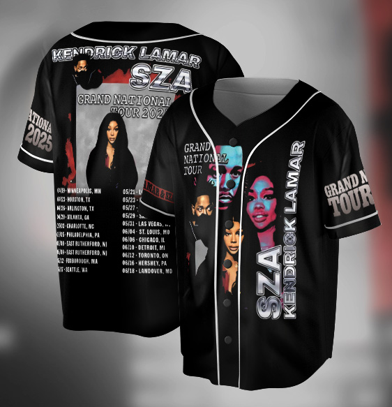 SZA & Kendrick Lamar 2025 Tour Jersey