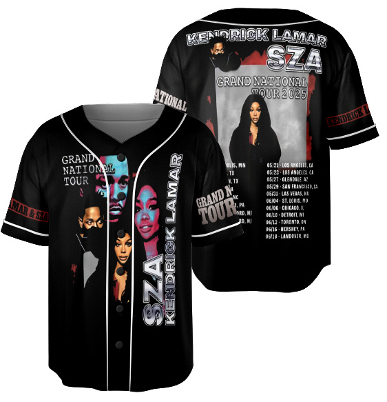 SZA & Kendrick Lamar 2025 Tour Jersey - Image 3