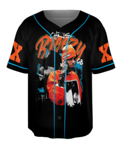 Alternative view of Chris Brown Tour Breezy Bowl XX Jersey, Concert Retro 2025 Shirt, Chris Brown Graphic Tee