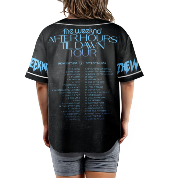 The Weeknd Tour 2025 Baseball Jersey - Image 6