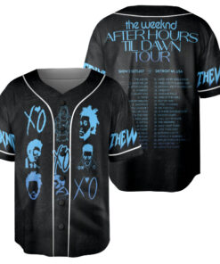 Alternative view of The Weeknd Tour 2025 Baseball Jersey