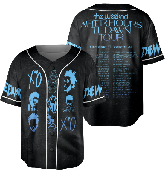 The Weeknd Tour 2025 Baseball Jersey - Image 2
