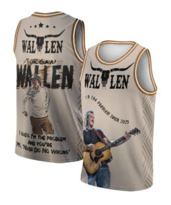 Morgan Wallen I’m The Problem Tour 2025 Basketball Jersey