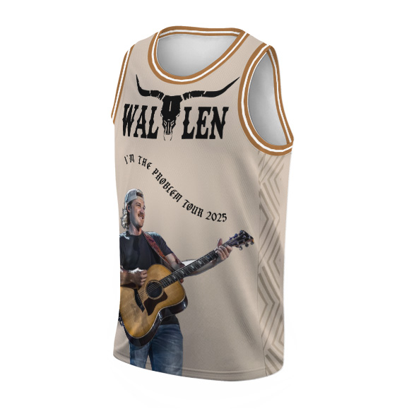 Morgan Wallen I’m The Problem Tour 2025 Basketball Jersey - Image 5