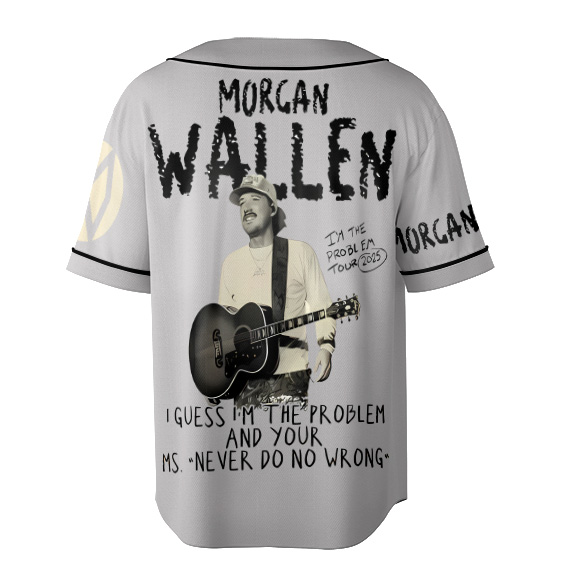 I’m The Problem Tour 2025 Baseball Jersey, Wallen Concert 2025 - Image 2