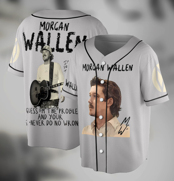 I’m The Problem Tour 2025 Baseball Jersey, Wallen Concert 2025