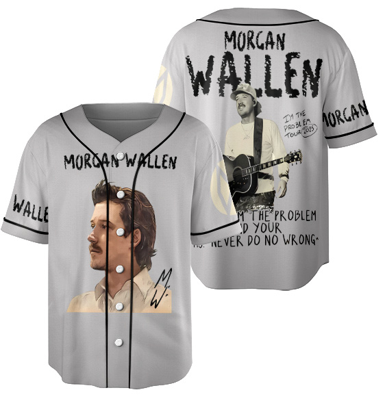 I’m The Problem Tour 2025 Baseball Jersey, Wallen Concert 2025 - Image 5