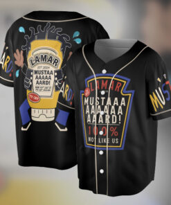 Kendrick Lamar Mustard Music Baseball Jersey