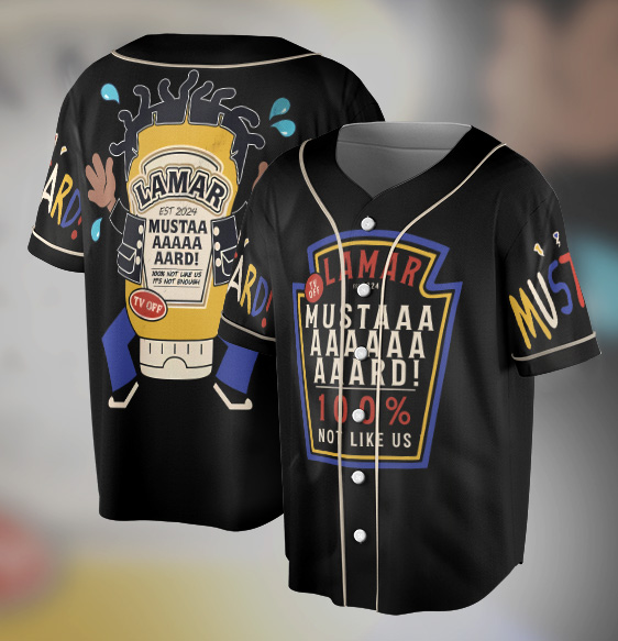 Kendrick Lamar Mustard Music Baseball Jersey