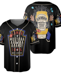 Alternative view of Kendrick Lamar Mustard Music Baseball Jersey