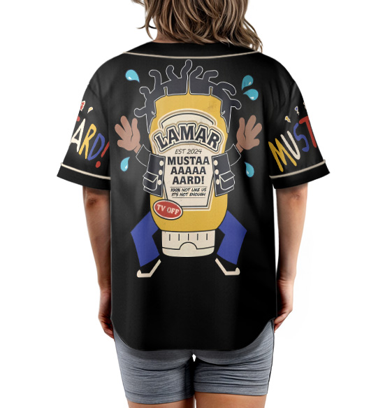 Kendrick Lamar Mustard Music Baseball Jersey - Image 6