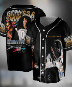 Kendrick Lamar And SZA Music Tour Baseball Jersey