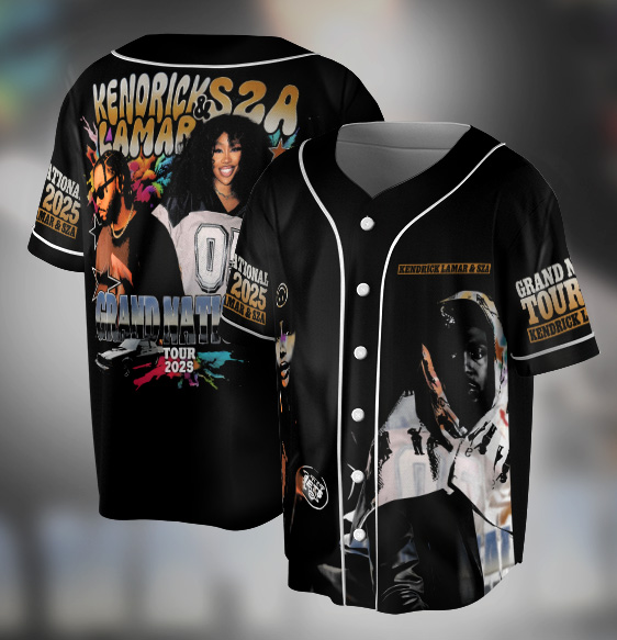 Kendrick Lamar And SZA Music Tour Baseball Jersey
