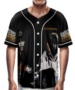 Alternative view of Kendrick Lamar And SZA Music Tour Baseball Jersey