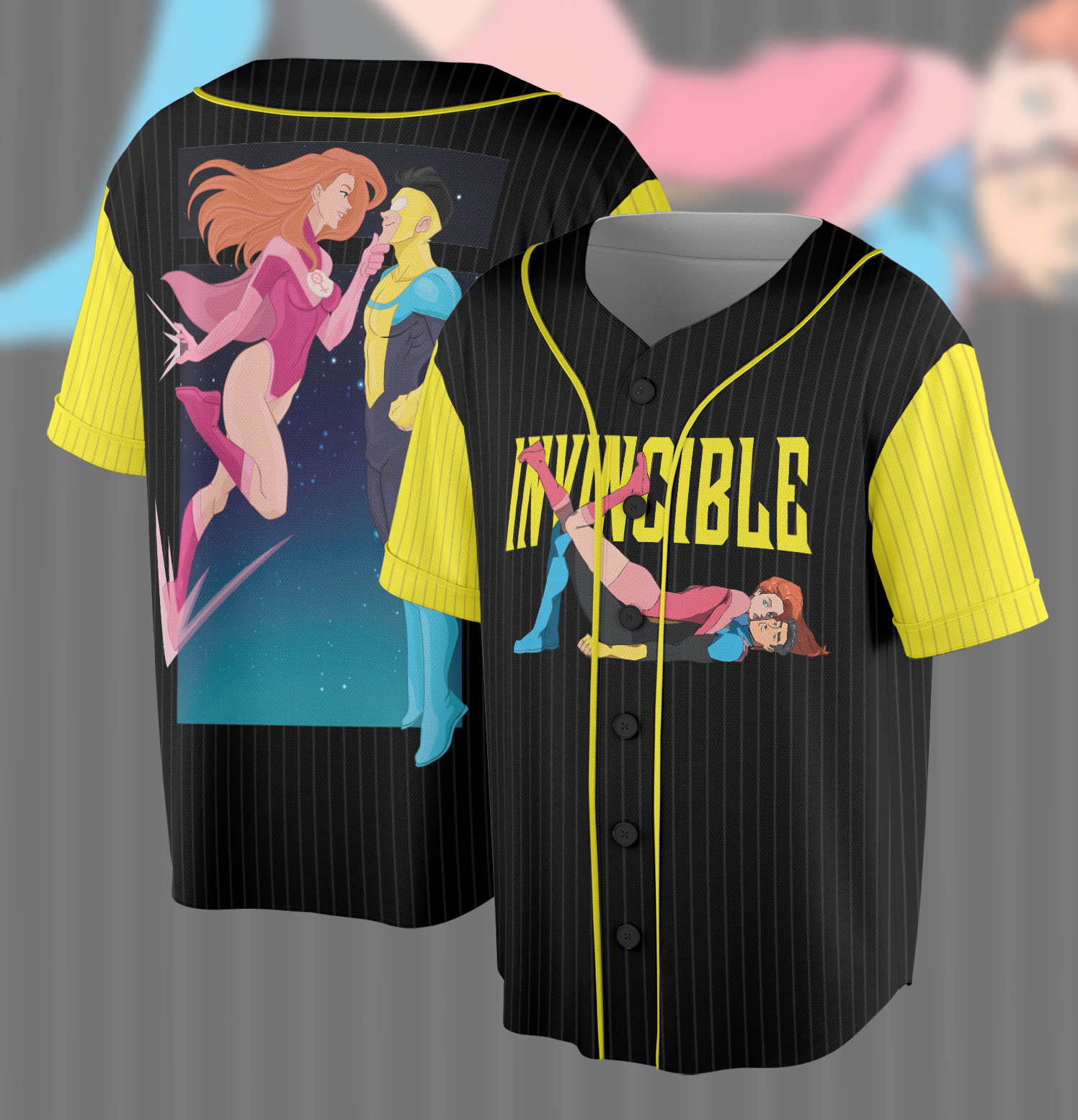 Invincible Superheros Jersey, Invincible Mark Jersey, Mark Superhero Jesey, Gifts For Fans
