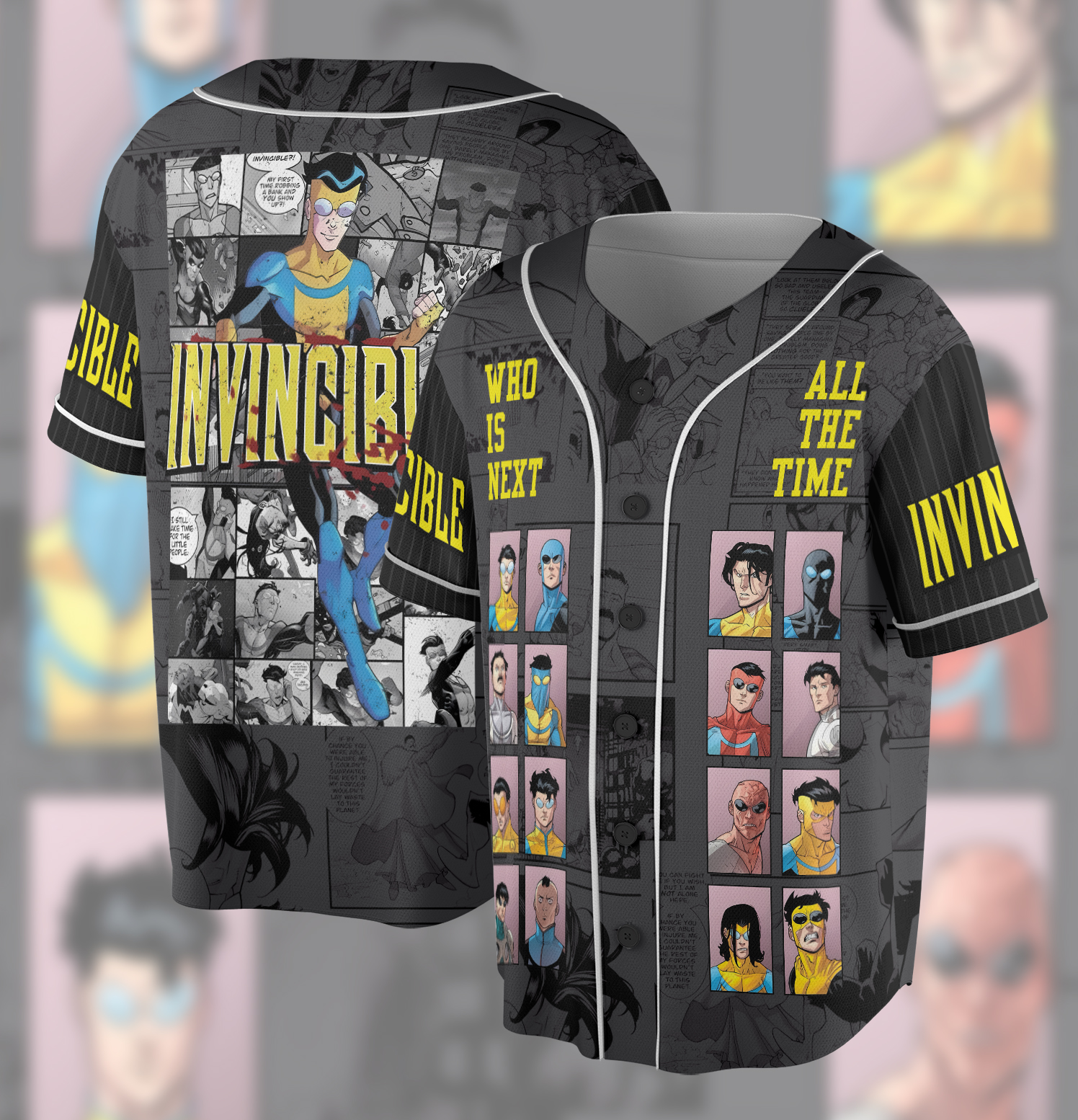 Limited Invincible Mark Jersey, Superhero Costume, Comic Book Fan Gift Mineral Jersey
