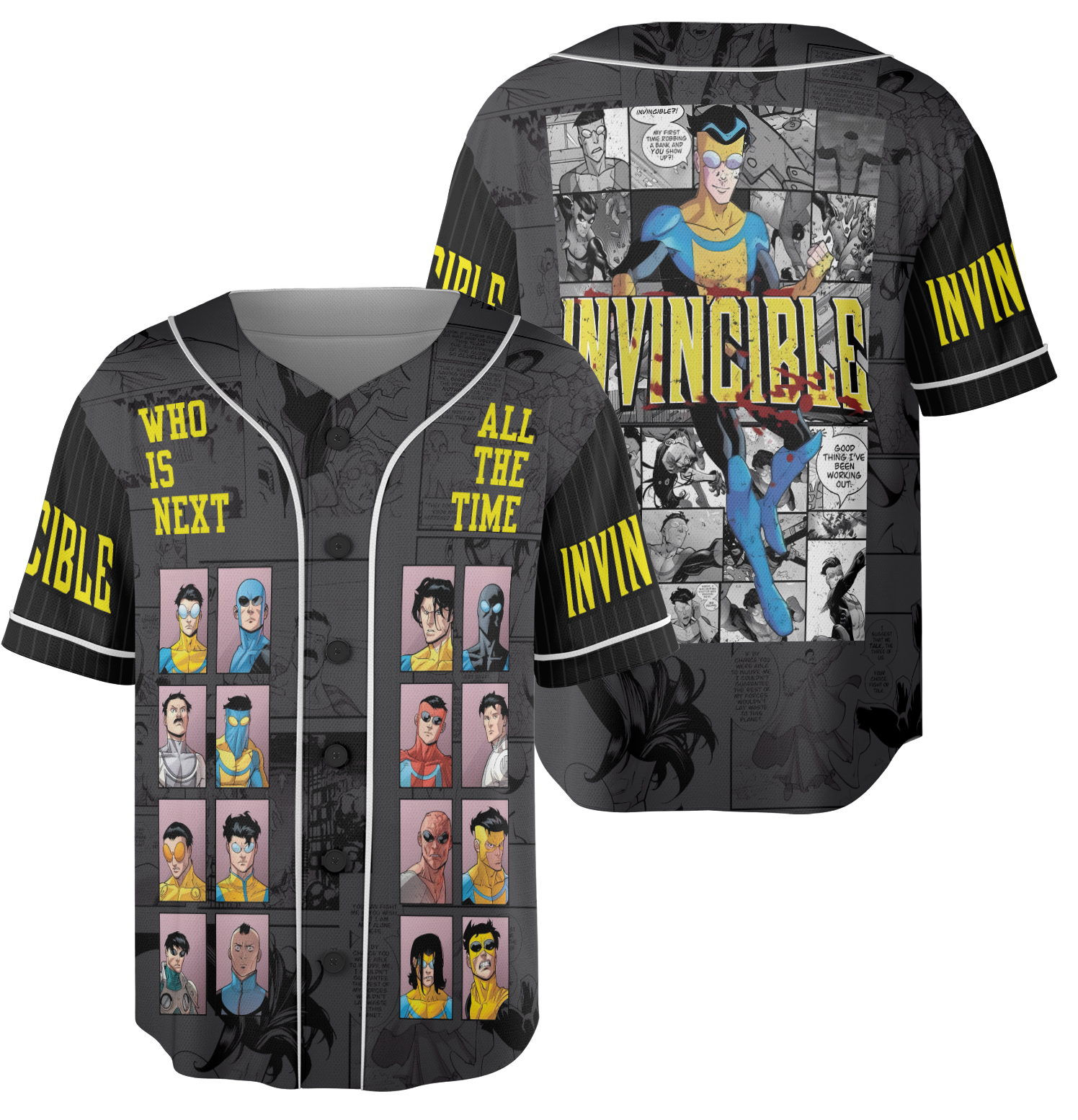 Limited Invincible Mark Jersey, Superhero Costume, Comic Book Fan Gift Mineral Jersey - Image 5