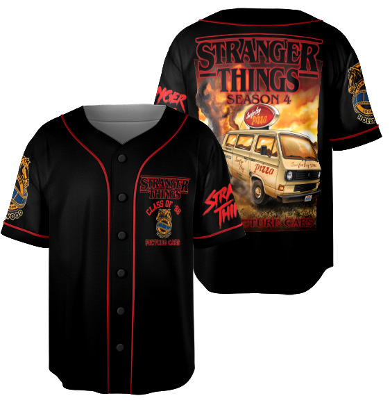 Stranger Things Season 4 Movie Baseball Jersey - Image 2