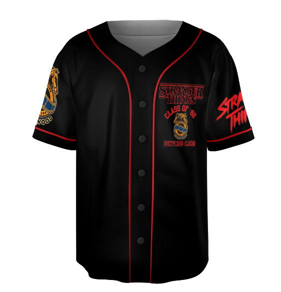 Stranger Things Season 4 Movie Baseball Jersey - Image 4