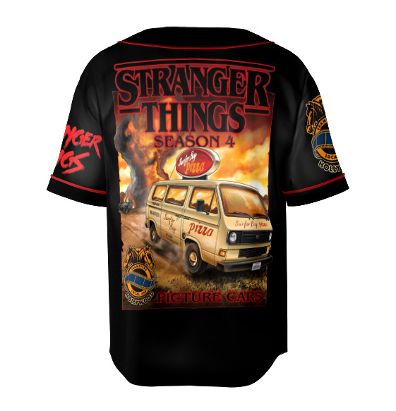 Stranger Things Season 4 Movie Baseball Jersey - Image 6