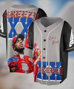 Chris Brown Music Tour 2025 Baseball Jersey