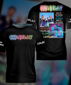 Music Of The Spheres 2025 Tour Coldplay Shirt 3D