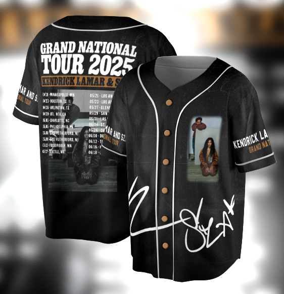 Kenrick Lamar & Sza Jersey, Concert Kendrick Lamar & Sza Jersey