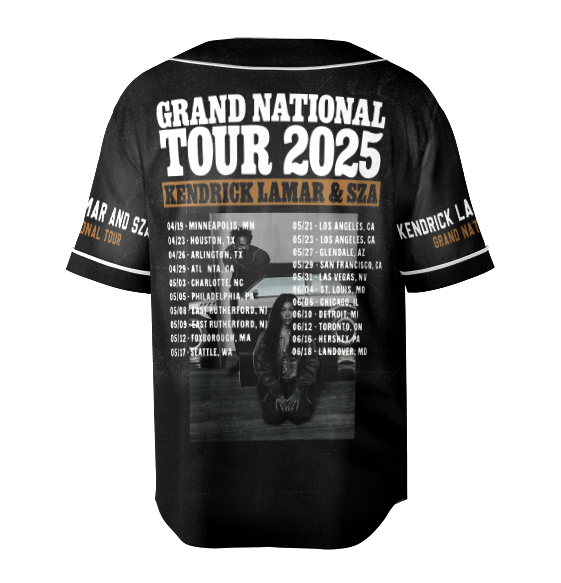 Kenrick Lamar & Sza Jersey, Concert Kendrick Lamar & Sza Jersey - Image 5
