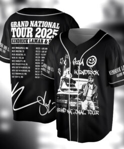 Kendrick Lamar Concert Jersey, SZA Grand National Tour Jersey, GNX Tour Jersey, Hip Hop Music, Kendrick Lamar & SZA Jersey