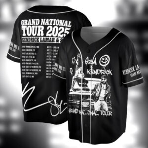 Kendrick Lamar Concert Jersey, SZA Grand National Tour Jersey, GNX Tour Jersey, Hip Hop Music, Kendrick Lamar & SZA Jersey
