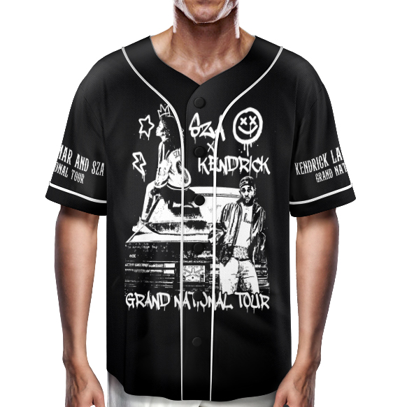 Kendrick Lamar Concert Jersey, SZA Grand National Tour Jersey, GNX Tour Jersey, Hip Hop Music, Kendrick Lamar & SZA Jersey - Image 3