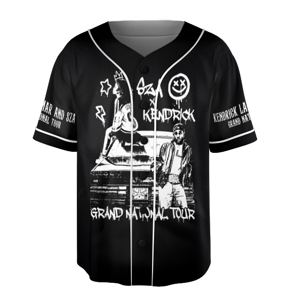 Kendrick Lamar Concert Jersey, SZA Grand National Tour Jersey, GNX Tour Jersey, Hip Hop Music, Kendrick Lamar & SZA Jersey - Image 6