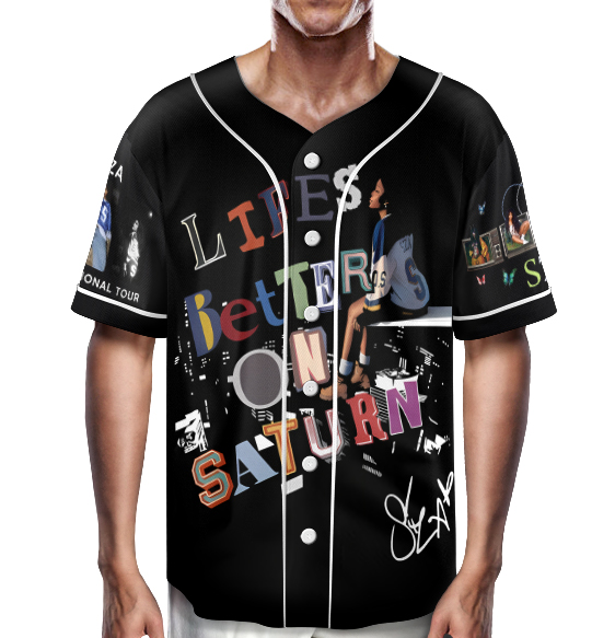 Retro SZA Concert Jersey, SZA Grand National Tour 2025 Jersey, SOS Music Graphic Tee Gift for R&B Fans - Image 4