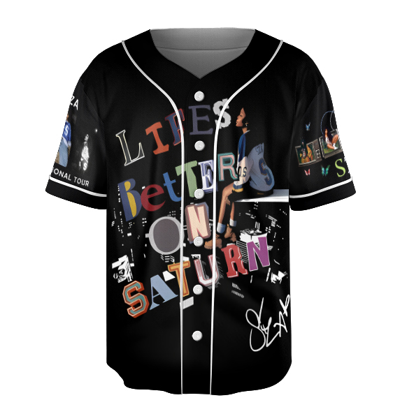 Retro SZA Concert Jersey, SZA Grand National Tour 2025 Jersey, SOS Music Graphic Tee Gift for R&B Fans - Image 7