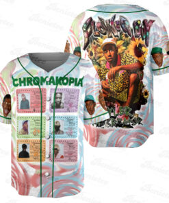 Alternative view of Tyler the Creator Chromakopia Baseball Jersey