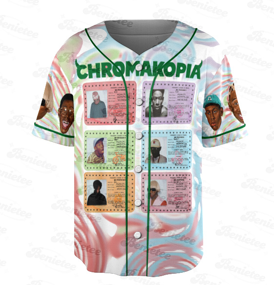 Tyler the Creator Chromakopia Baseball Jersey - Image 4
