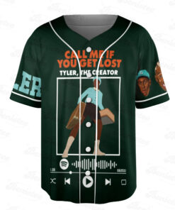 Alternative view of Call Me If You Get Lost Baseball Jersey, Vintage Tyler the Creator Jersey