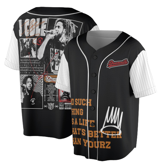 J Cole The Faded Washed Premium Heavy Jersey, J Cole Hip Hop Jersey - Image 5