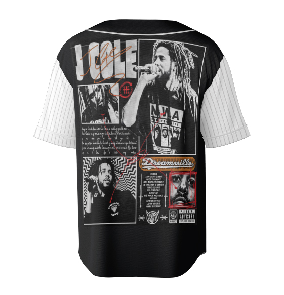 J Cole The Faded Washed Premium Heavy Jersey, J Cole Hip Hop Jersey - Image 4