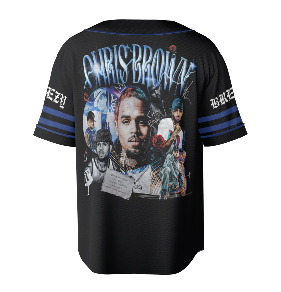 Chris Brown 2025 Breezy Bowl XX Tour Jersey, Official Concert Merch - Image 3