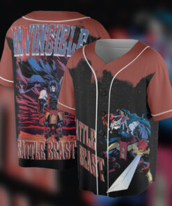 Battle Beast Invincible Jersey, Vintage Invincible TV Show Mark Jersey