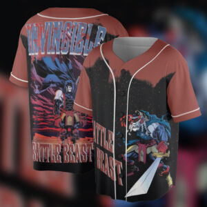 Battle Beast Invincible Jersey, Vintage Invincible TV Show Mark Jersey
