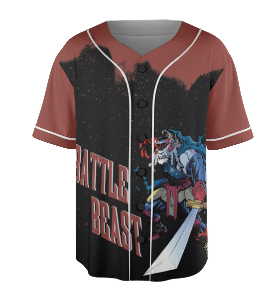 Battle Beast Invincible Jersey, Vintage Invincible TV Show Mark Jersey - Image 3