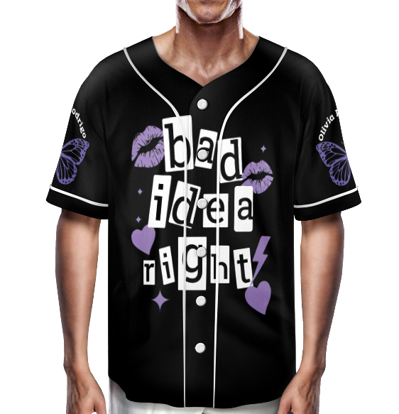 Olivia Rodrigo Bad Idea Right Jersey, Olivia Shirt - Image 2