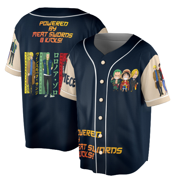 Chibi One Piece Jersey, Luffy, Zoro, Sanji, Anime Jersey - Image 4