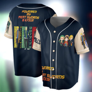 Chibi One Piece Jersey, Luffy, Zoro, Sanji, Anime Jersey