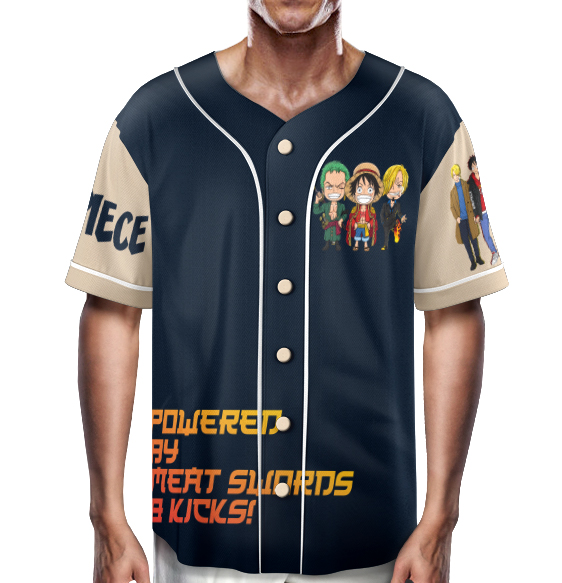 Chibi One Piece Jersey, Luffy, Zoro, Sanji, Anime Jersey - Image 5