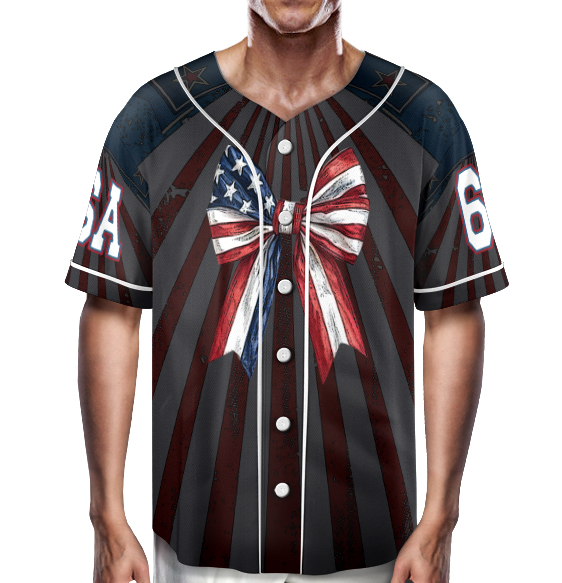 4th of July Sublimation, Cowboy Western Vintage Jersey, 4th Of July Jersey - Image 2